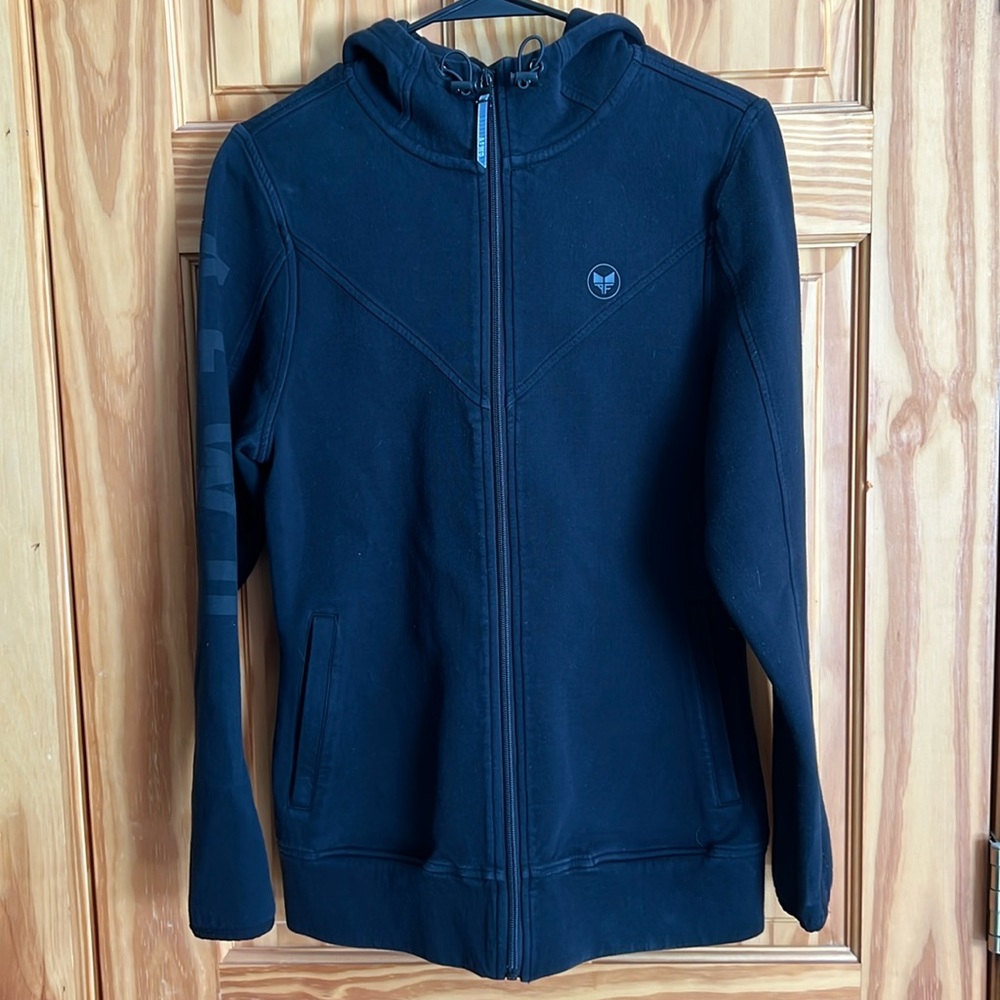 Women’s Alpha Forward full zip sweatshirt/jacket, Medium, Black